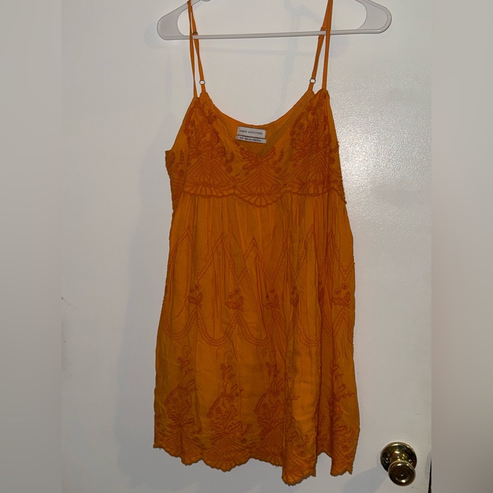 Urban Outfitters Vibrant Orange Dress